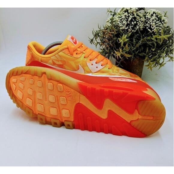 Nike airmax 90 ice atomic mango Sz 9.5 mens Orange and White - Picture 8 of 12